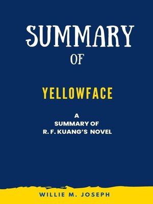 cover image of Summary of Yellowface by R. F. Kuang